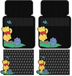 Winnie The Pooh 4 Pc Floor Mats Set