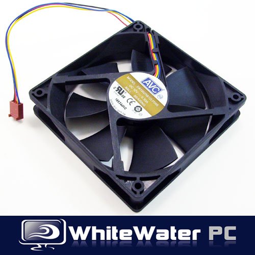 LOT 5 pcs 120mm 12cm Black 4 Pin Computer Case Fan