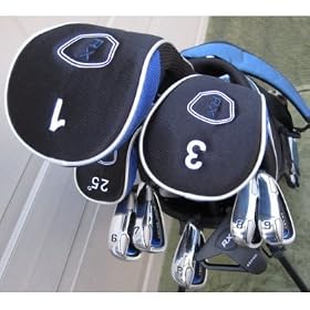 Mens RX High Launch Complete Golf Clubs Set Technologically Advanced Drivers, Hybrid, Putter & Bag $699 Retail
