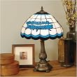 Carolina Panthers Desk Lamp - Tiffany Style NFL Football Fan Shop Sports Team Merchandise
