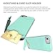 Teelevo Protective Case for Apple iPhone 7 (2016) / iPhone 8 (2017) with Card Holder - Mint Green