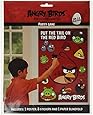 Fun Angry Birds Pin The Tail Birthday Party Game, Red