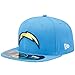NFL Mens San Diego Chargers On Field 5950 Powder Cap By New Era