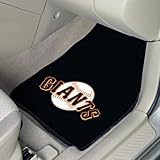 San Francisco Giants 2-pc Printed Carpet Car Mat Set 18"x27"