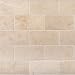 Crema Marfil 3x6" Subway Marble Tile Tumbled and Honed