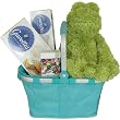 Baby or Child Gift Basket with Reisenthel Carry Bag and Frog Plush