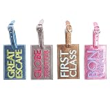 Bombay Duck Embroidered Luggage Tags