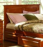 Atlantic Furniture P-86847 Monterey Queen Headboard in Caramel Latte