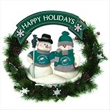Philadelphia Eagles Team Snowman Wreath