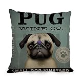Beautfuldecor Home Decoration Sad Puppy Pillowcase 20X20 InchThrow Cushion Cover