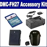 Panasonic Lumix DMC-FH27 Digital Camera Accessory Kit includes: KSD2GB Memo ....