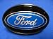 Knock Out Hitch Covers 308 Ford Hitch Cover with Black High Impact Automotive Plastic Body