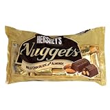 Hersheys Nuggets, Milk Chocolate with Almonds, 12-Ounce Bags (Pack of 4)