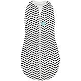 ergoCocoon Swaddle and Sleep Bag (0.2 tog), Navy Chevron, 3-12 Months