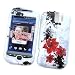 HTC myTouch 3G Slide / HTC Espresso Snap On Protector Hard Case "Artistic Red Flowers" Design