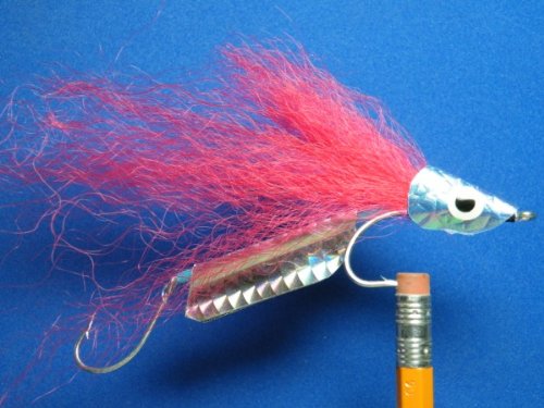 NEW FLIES Holographic & Glow in the Dark Tandem Hook Sinking Head Fly #40 Image NEW FLIES Holographic & Glow in the Dark Tandem Hook Sinking Head Fly #40