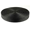 1 Inch 25 Yards Black Polypro Webbing