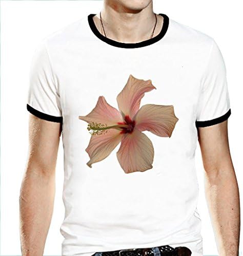 JudyChu Men's Funny Tee Shirts Ibiscus Ibisco Vintage T Shirt Medium