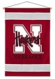 NEBRASKA CORNHUSKERS OFFICIAL TEAM JERSEY WALL BANNER