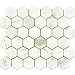 Calacatta Gold Italian Marble 2" Hexagon Mosaic Polished