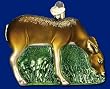 Old World Christmas Grazing Doe Glass Holiday Ornament #12200