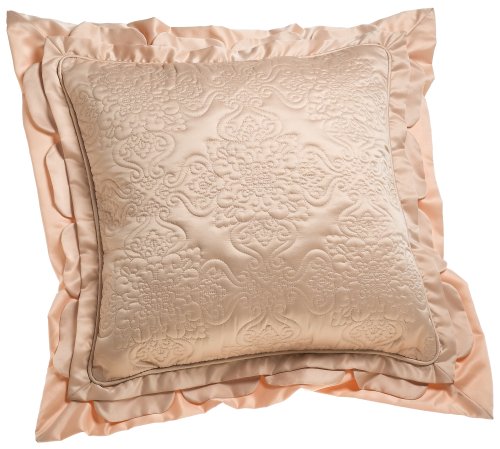 Croscill Medici Square Pillow, Rose Quartz