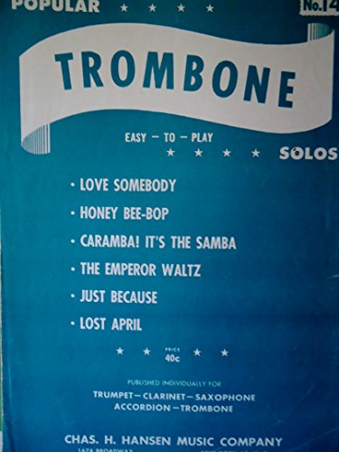 Popular Trombone Solos Book No. 14