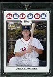 Jed Lowrie RC - Rookie Card - Boston Red Sox - 2008 Topps Updates & Highlights Baseball Card in Protective Screw Down Display Case!