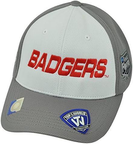 NCAA Wisconsin Badgers 2014 Men's Basketball Final Four Velcro Two Tone Hat Cap