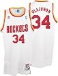Hakeem Olajuwon Jersey: adidas White Throwback Swingman #34 Houston Rockets Jersey
