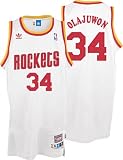 Hakeem Olajuwon #34 White Houston Rockets Adidas NBA Hardwood Classics All Stitched Replica Jersey - XX-LARGE
