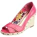 Nine West AK Anne Klein Women's Sunkiss b Wedge Linen Fabric