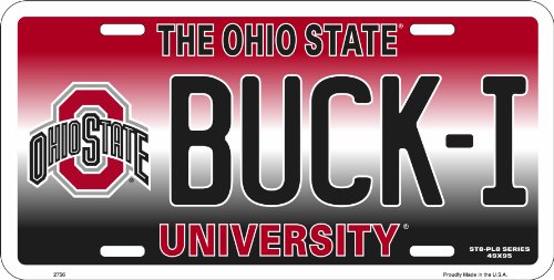 BUCK I Ohio State Novelty License Plate