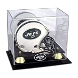 New York Jets Golden Classic Deluxe Helmet Display Case