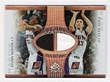 STEVE NASH SHAWN MARION 2006-07 Upper Deck Reflections Fabric DUAL JERSEY Card Phoenix Suns Dallas Mavericks Basketball Card