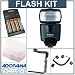 Photo : Canon Speedlite 430EX - Deluxe Outfit with 4 NiMH Batteries, Charger, Flashpoint Flash Diffuser, Stroboframe Quick Flip 350 Flash Bracket, & Off-Camera eTTL2 3' Coiled Cord for Canon EOS