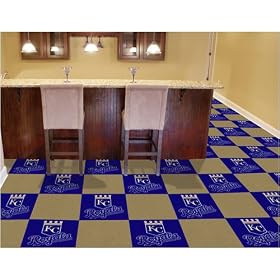 Kansas City Royals MLB Team Logo Carpet Tiles