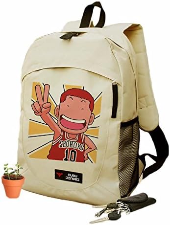 Bag Men Women School Book BackBag Travel Shoulder Design Messenger Peace Basketball Slam Dunk
