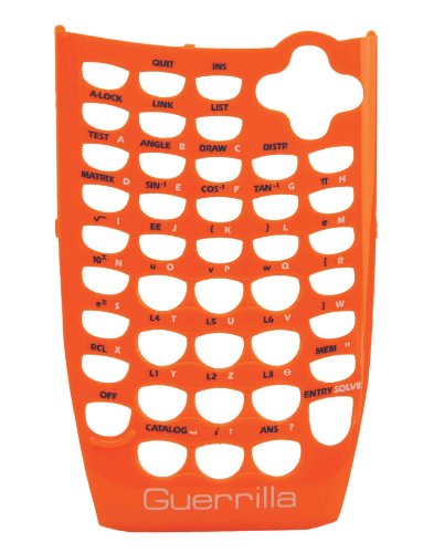 Guerrilla Orange Faceplate For Texas Instruments TI 84 Plus C Silver Edition Color Graphing Calculator On Sale