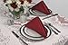 DII Solid Napkin Set Collection, 20x20, Wine, 6 Piece