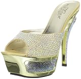 Pleaser Womens Deluxe-601RS/GSA Sandal Sandals