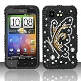 HTC Incredible 2 6350 Verizon Full Diamonds Rhinestones Bling Crystal HARD  ....