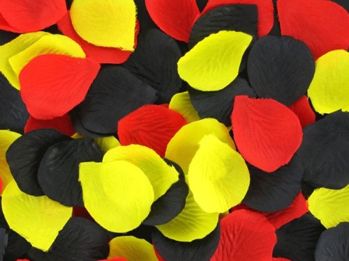 Deutschland Fanartikel Fan-Artikel Fußball EM WM Hut Brille Perücke Fahne, Fanartikel wählen:Rosenblätter 35 100er