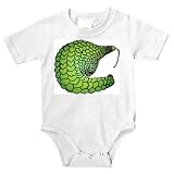 Onesie with echidna, australia, green, tongue, mamma