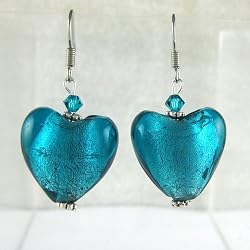 Murano Glass Earrings - Sophie Blue