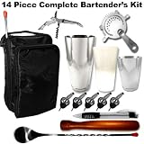 Bartender's Kit: 14 Piece Basic Bar Set
