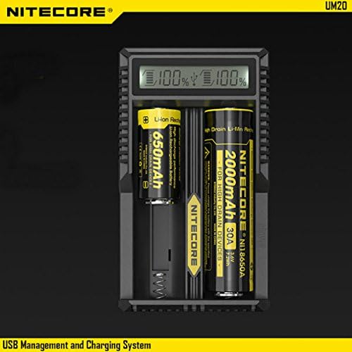 Nitecore UM20 USB Power LCD Intelligent Li-ion Battery Charger