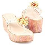 BCBGirls Luigia Cream wedges