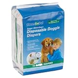Clean Go Pet Disposable Doggy Diapers Med