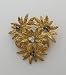 Estate Tiffany 18k Yellow Gold Sapphire And Diamond Gem Set Pin